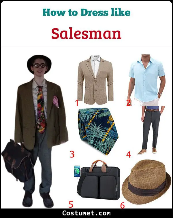 Salesman Costume for Cosplay & Halloween