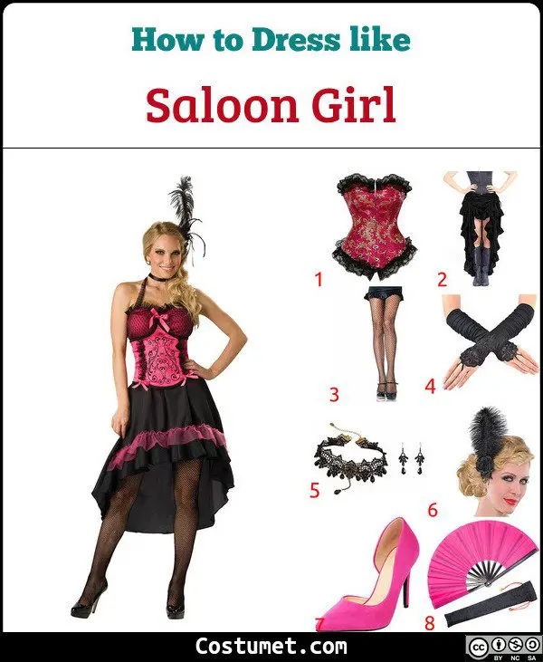 Saloon Girl Costume for Cosplay & Halloween