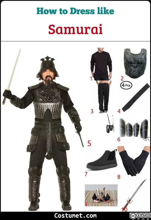 Samurai Costume for Cosplay & Halloween