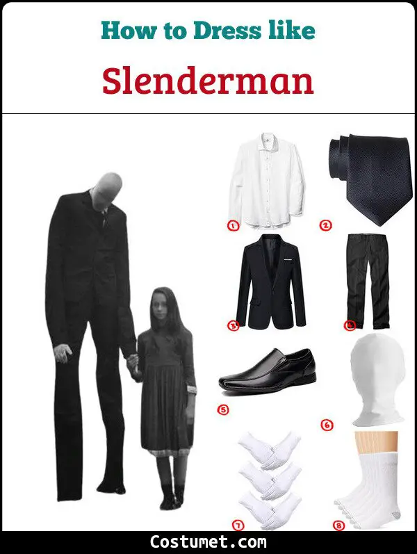 Slenderman Costume for Cosplay & Halloween