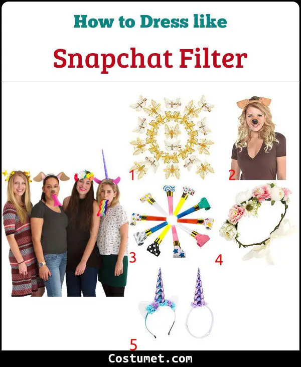 Snapchat Filter Costume for Cosplay & Halloween