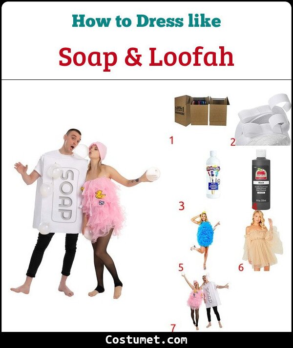 Soap & Loofah Costume for Cosplay & Halloween