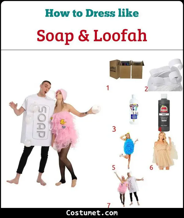 Soap & Loofah Costume for Cosplay & Halloween