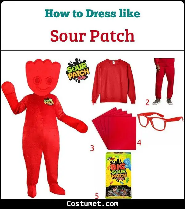 Sour Patch Costume for Cosplay & Halloween