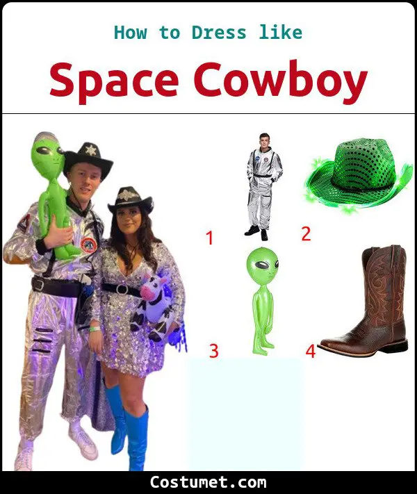 Space Cowboy Costume for Cosplay & Halloween