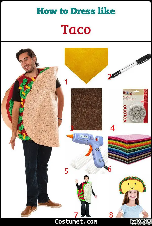 Taco Costume for Cosplay & Halloween