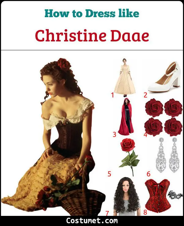 Christine Daae Costume for Cosplay & Halloween