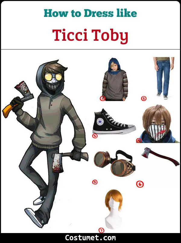 Ticci Toby Costume for Cosplay & Halloween