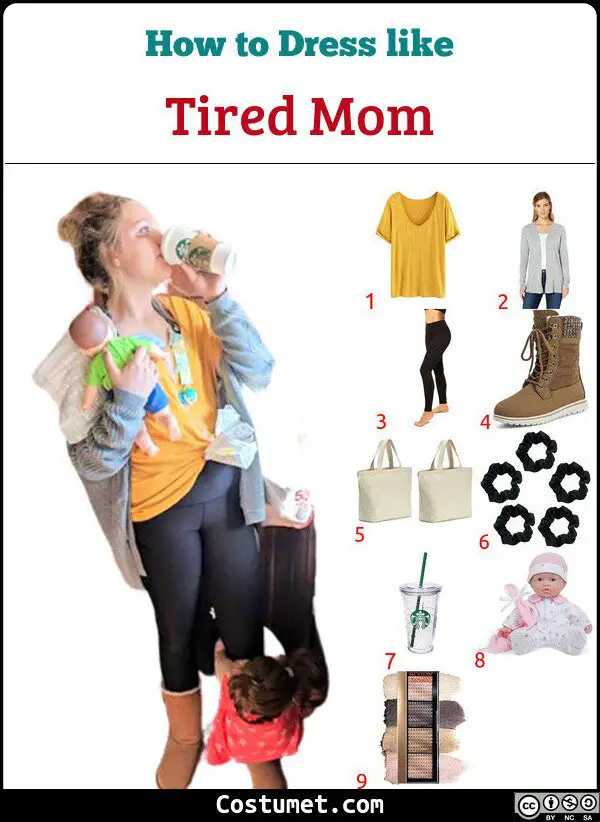 Tired Mom Costume for Cosplay & Halloween