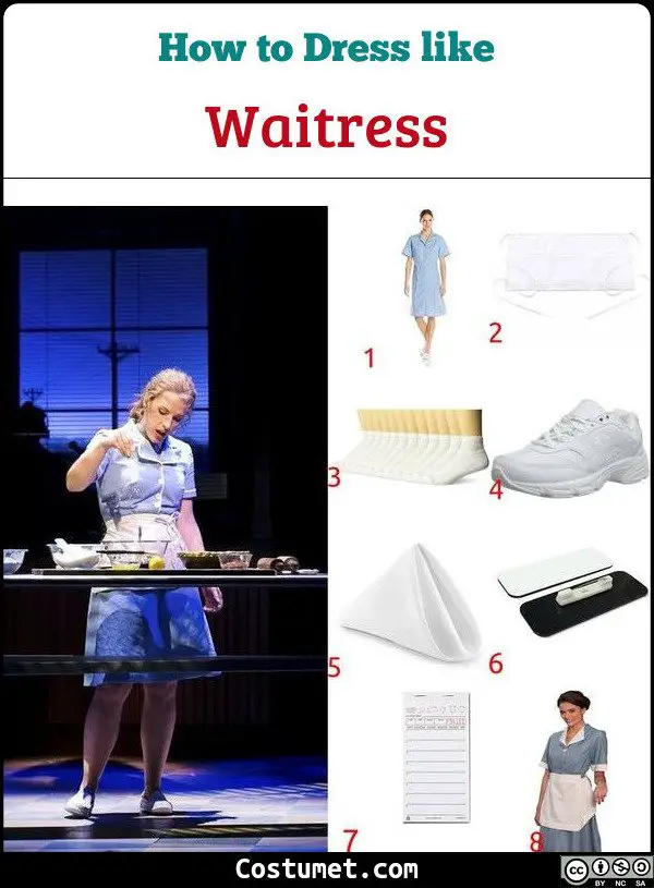 Waitress Costume for Cosplay & Halloween