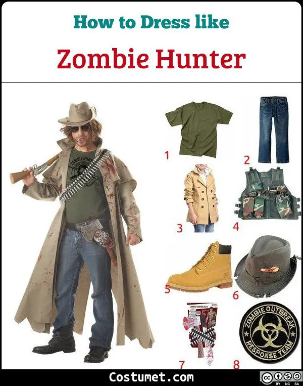 Zombie Hunter Costume for Cosplay & Halloween