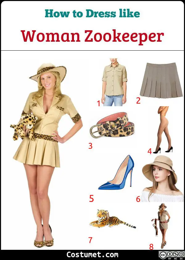 Female Zookeeper Costume for Cosplay & Halloween