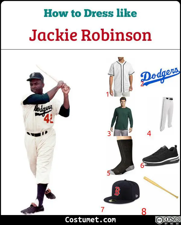 Jackie Robinson Costume for Cosplay & Halloween