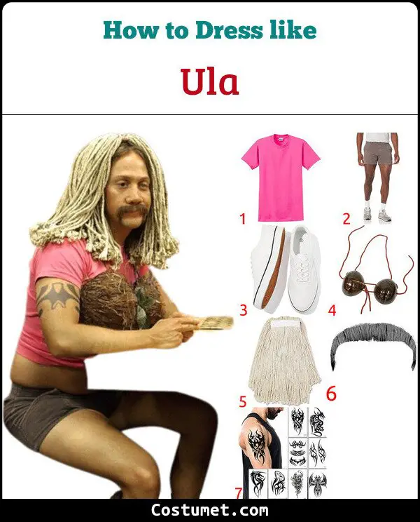 Ula Costume for Cosplay & Halloween