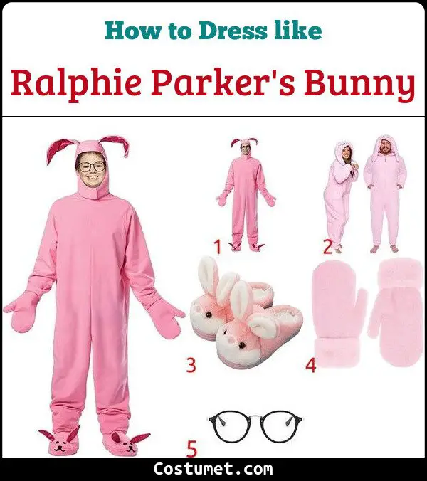 Ralphie Parker's Bunny Costume for Cosplay & Halloween