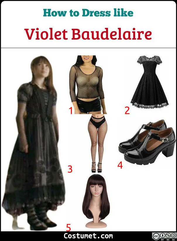 Violet Baudelaire Costume for Cosplay & Halloween