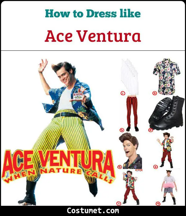 Ace Ventura Costume for Cosplay & Halloween