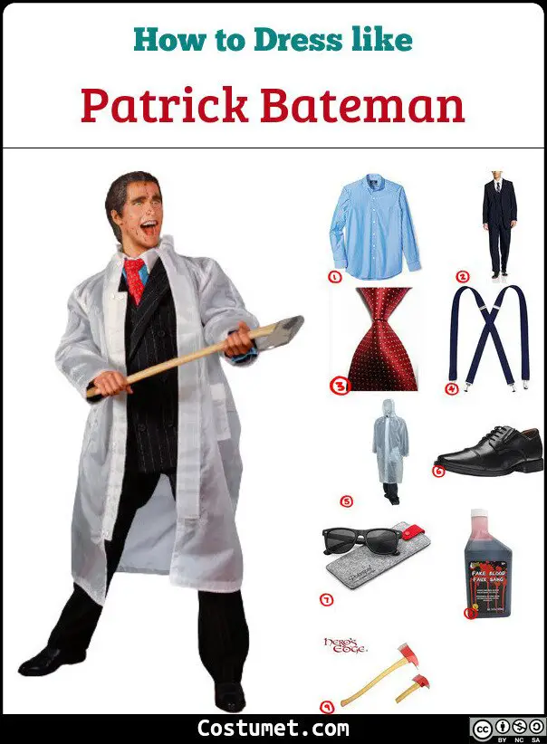 Patrick Bateman Costume for Cosplay & Halloween