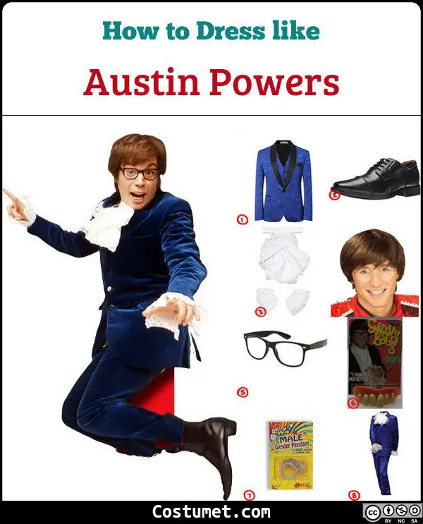 Austin Powers Costume for Cosplay & Halloween