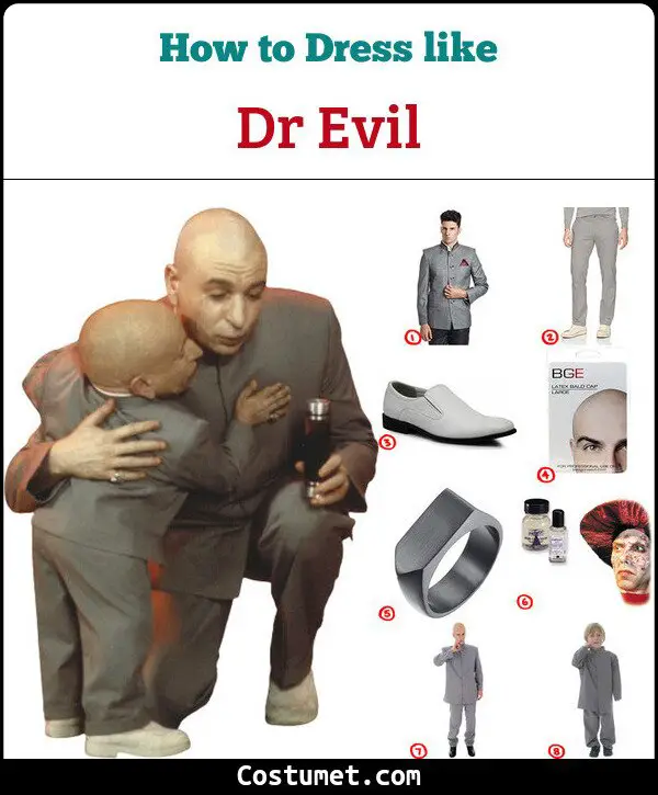 Dr Evil Costume for Cosplay & Halloween