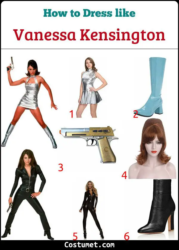 Vanessa Kensington (Austin Powers) Costume for Cosplay & Halloween 2023