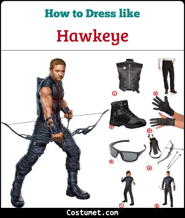 Hawkeye Costume for Cosplay & Halloween