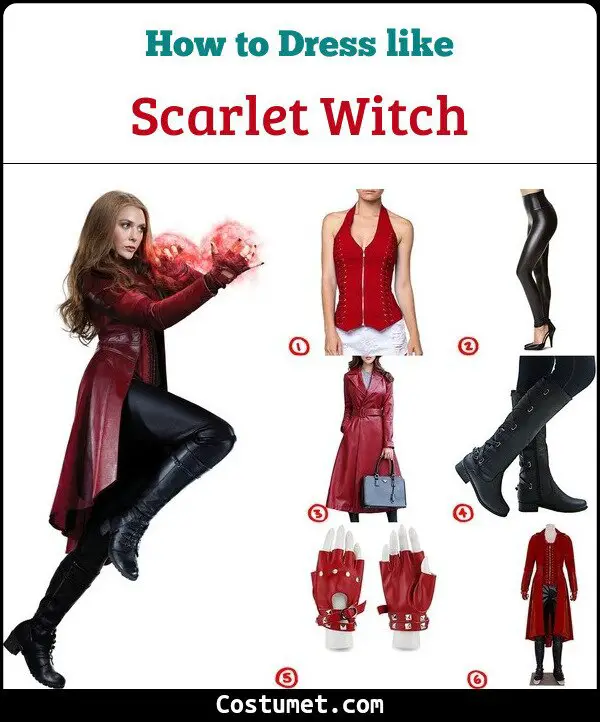 Scarlet Witch Costume for Cosplay & Halloween