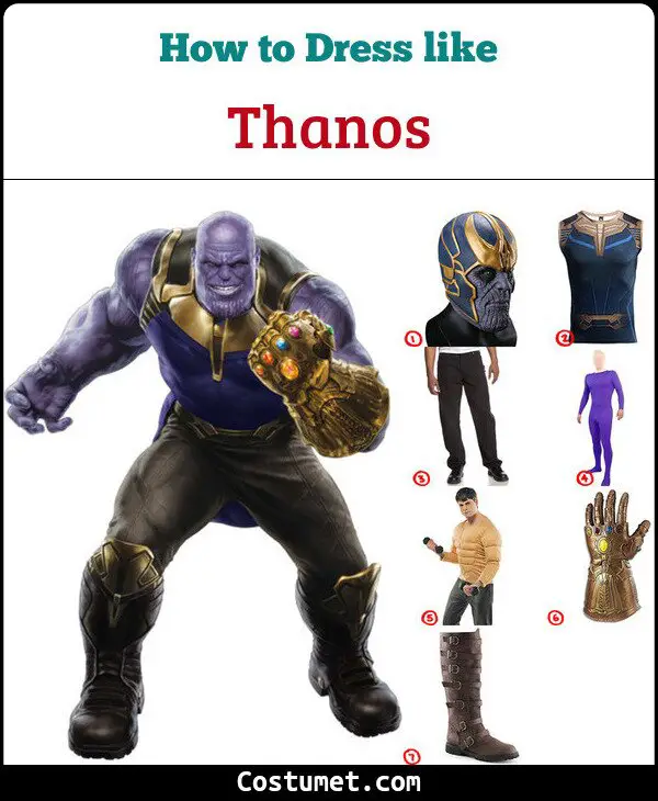 Thanos Costume for Cosplay & Halloween