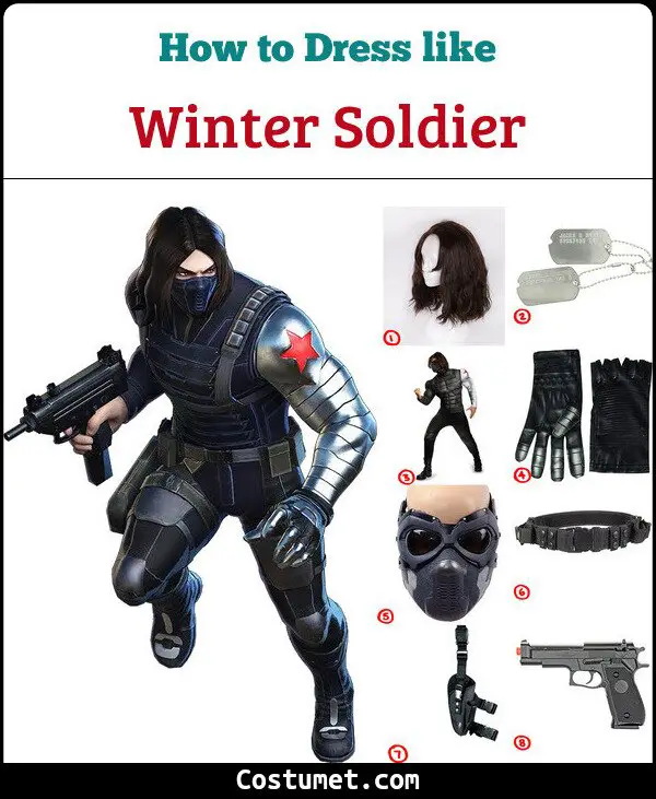 Winter Soldier Costume for Cosplay & Halloween