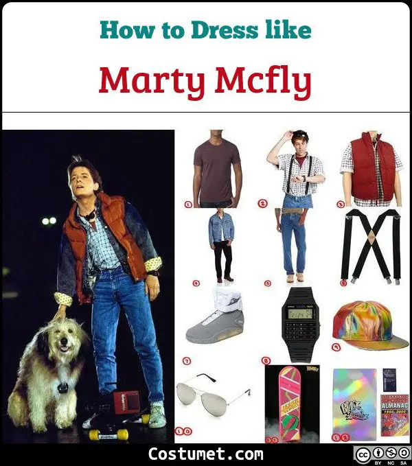 Marty Mcfly Costume for Cosplay & Halloween