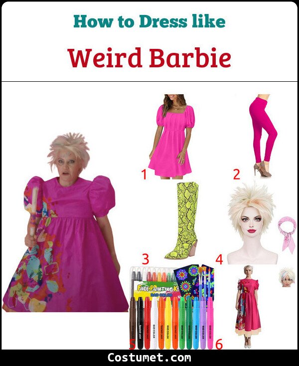 Weird Barbie Costume for Cosplay & Halloween