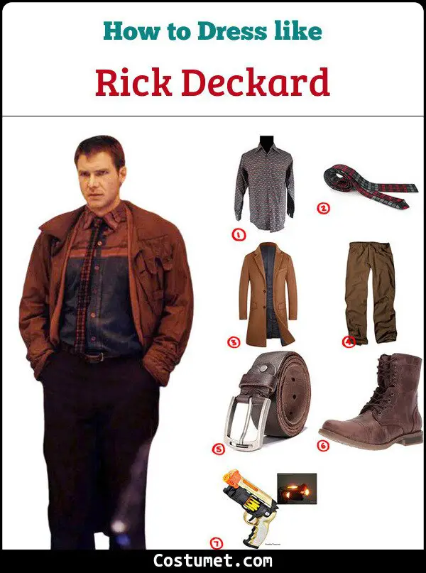 Rick Deckard Costume for Cosplay & Halloween