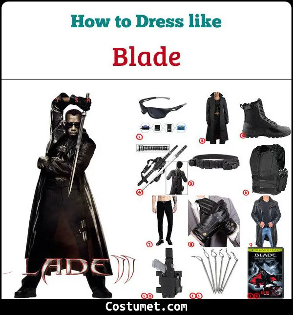 Blade Costume for Cosplay & Halloween