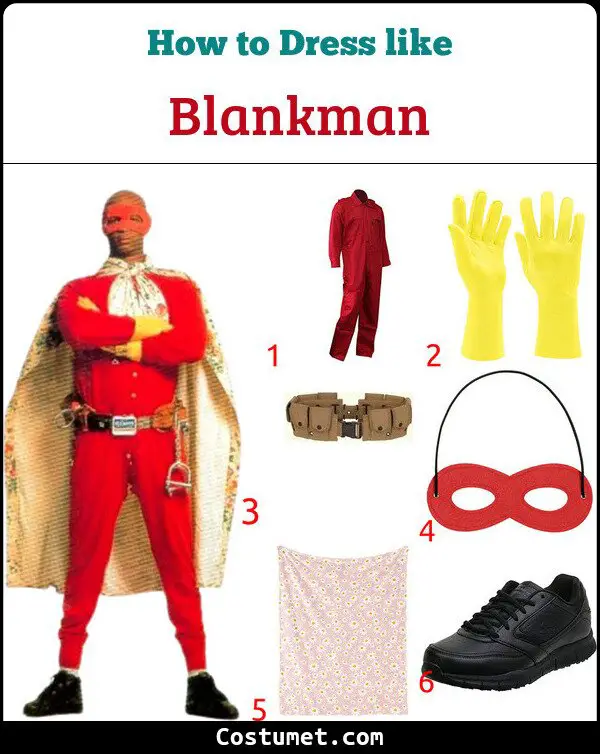 Blankman Costume for Cosplay & Halloween