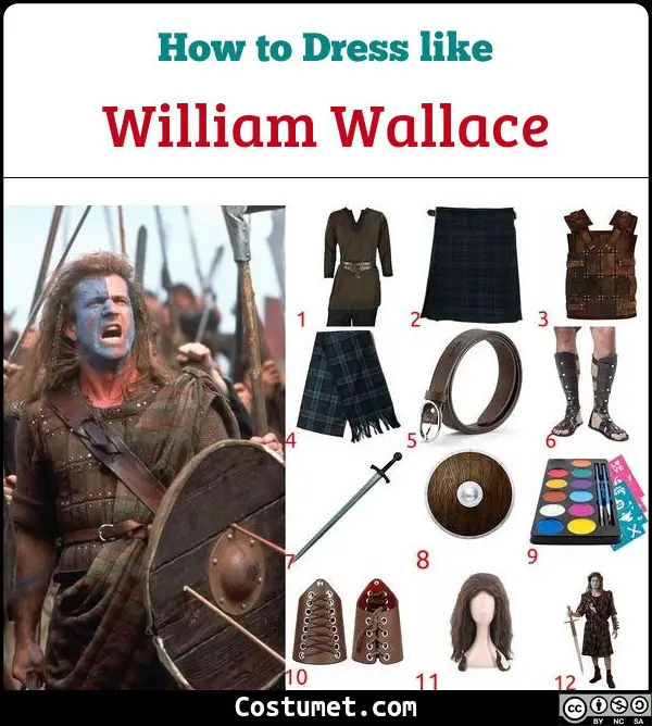 Braveheart Costume for Cosplay & Halloween