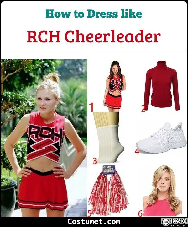 Bring It On RCH Cheerleader Costume for Cosplay & Halloween