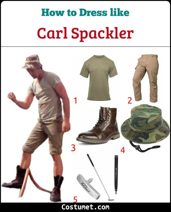 Carl Spackler Costume for Cosplay & Halloween