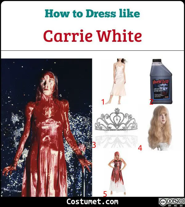 Carrie White Costume for Cosplay & Halloween