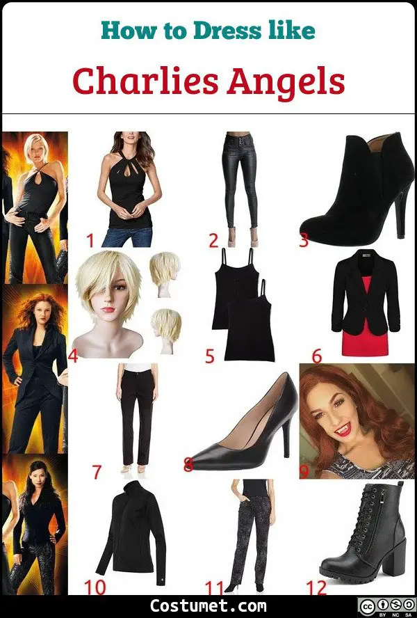 Charlies Angels Costume for Cosplay & Halloween