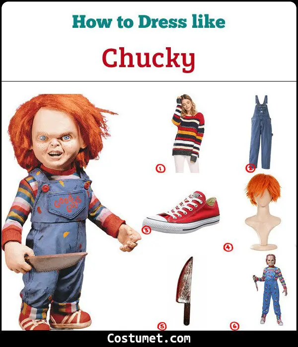 Chucky Costume for Cosplay & Halloween