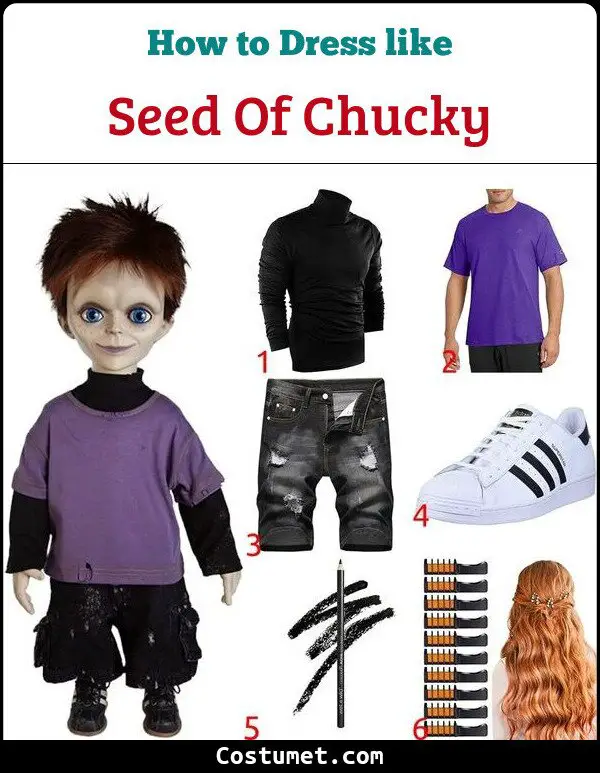 Seed Of Chucky Costume for Cosplay & Halloween