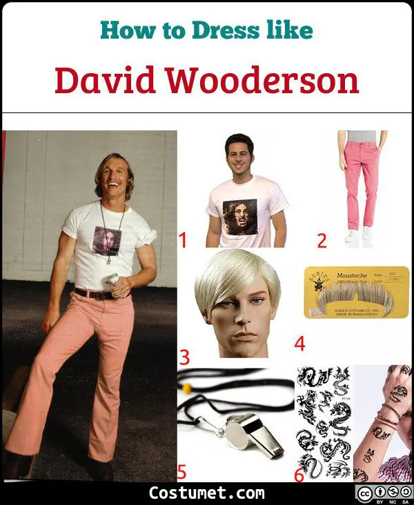 David Wooderson (Dazed And Confused) Costume for Cosplay & Halloween