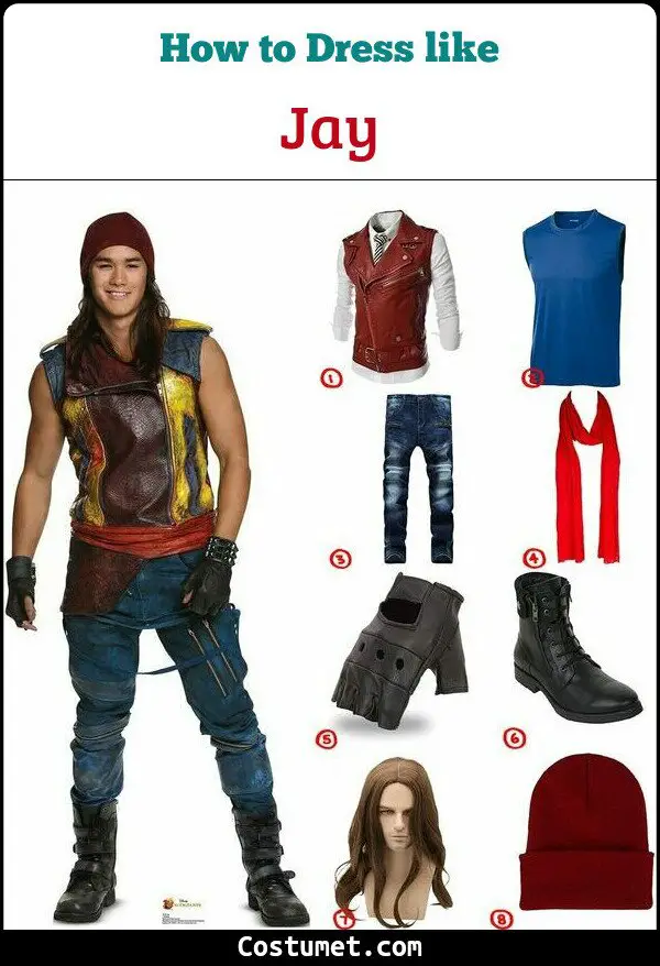 Jay Costume for Cosplay & Halloween