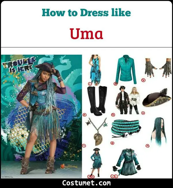 Uma Costume for Cosplay & Halloween