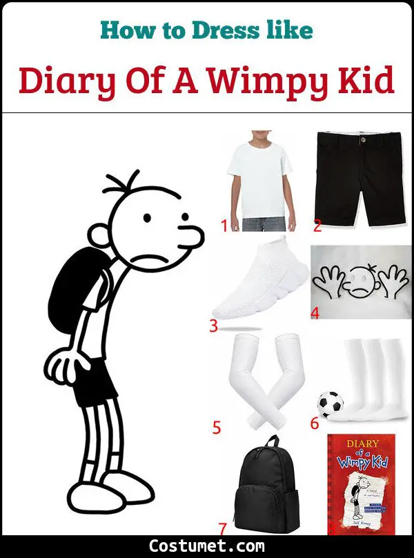 Diary Of A Wimpy Kid Costume for Cosplay & Halloween