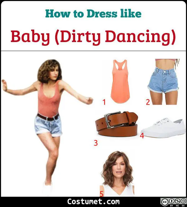 Dirty Dancing Costume for Cosplay & Halloween