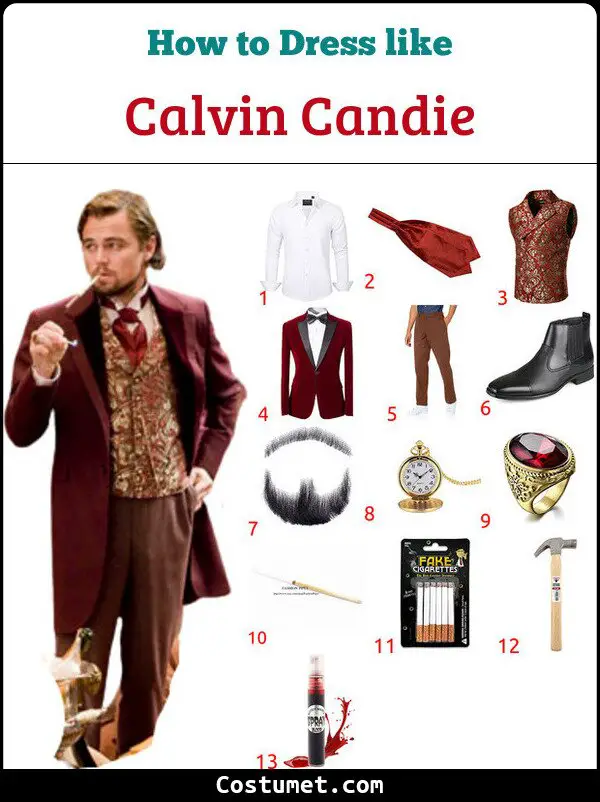 Calvin Candie Costume for Cosplay & Halloween
