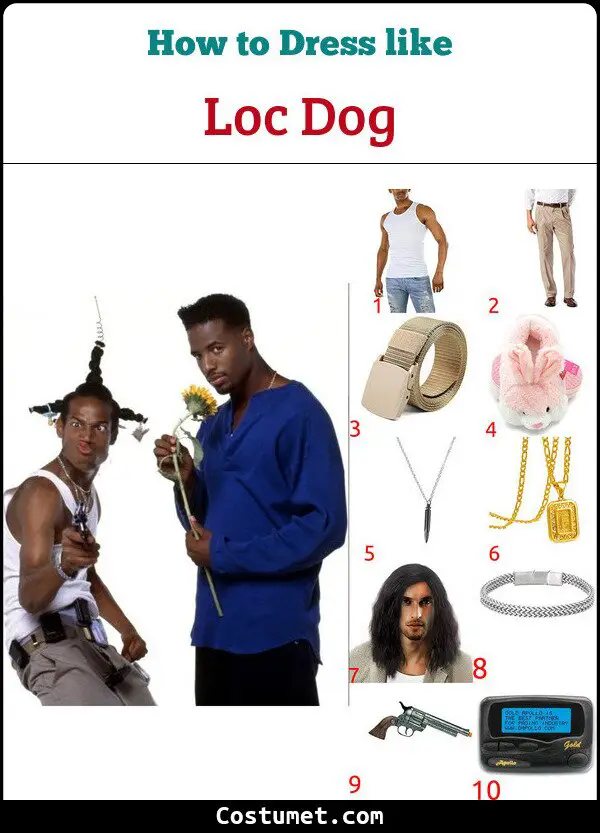 Loc Dog Costume for Cosplay & Halloween