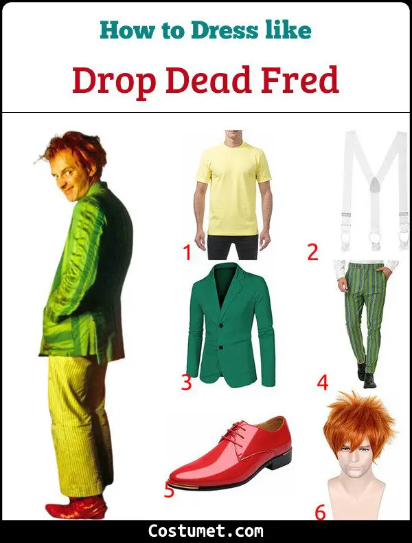 Drop Dead Fred Costume for Cosplay & Halloween