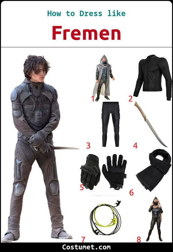 Fremen Costume for Cosplay & Halloween